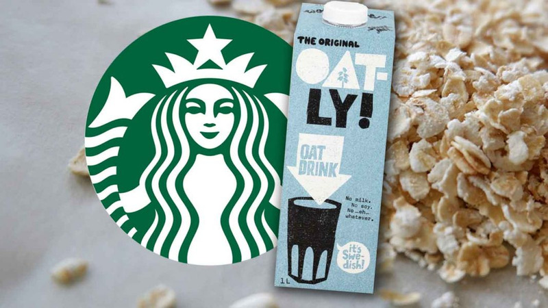 Starbucks và Oatly từng hợp tác trong các sản phẩm thức uống mới với thành phần sữa yến mạch