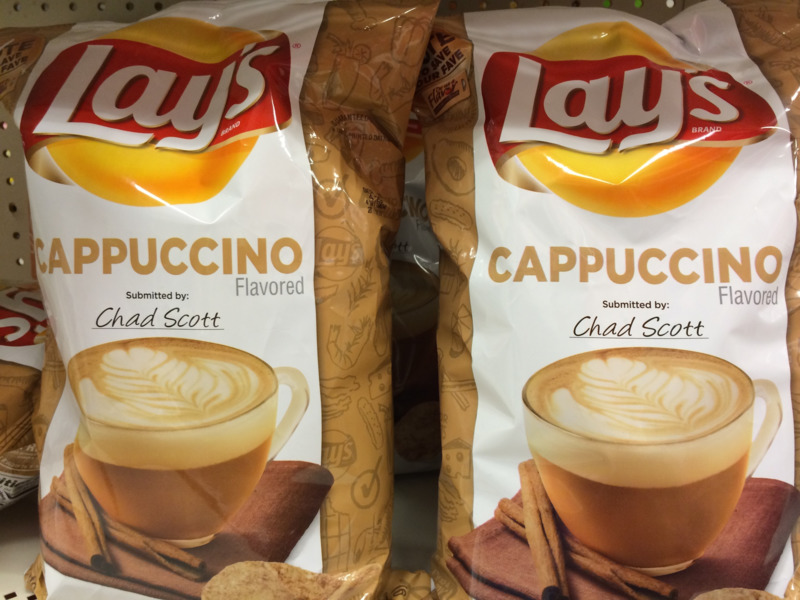 Lay’s hương cappuccino mang  hương thơm của cà phê